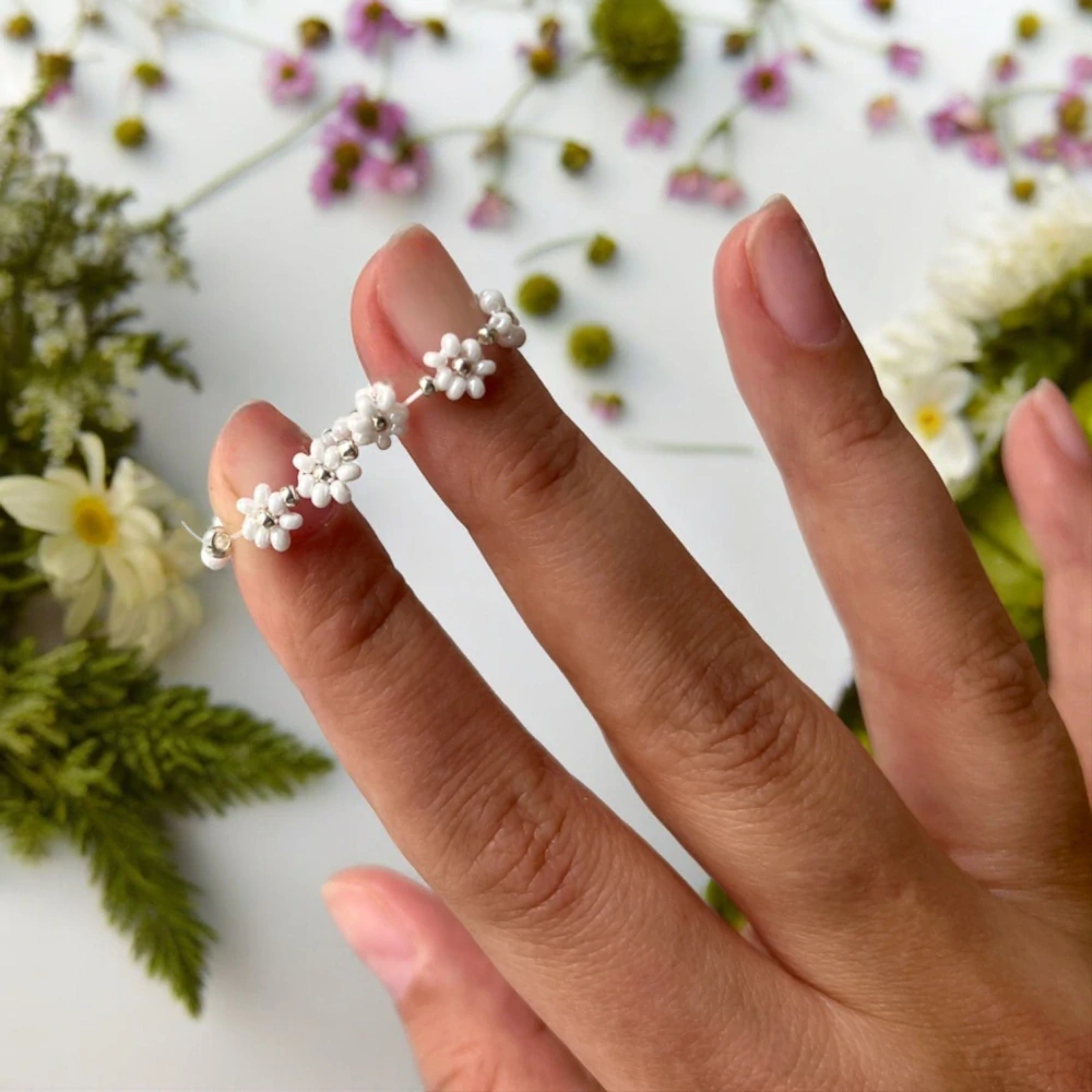 Sada prstenů Minimalism silverwhite