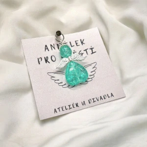 Andílek pro štěstí – tyrkysová