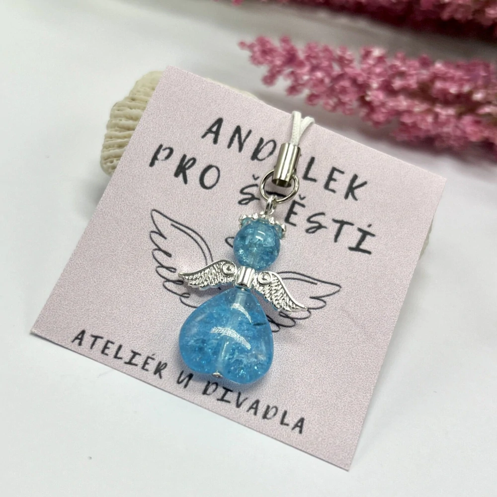 Andílek pro štěstí – světle modrá
